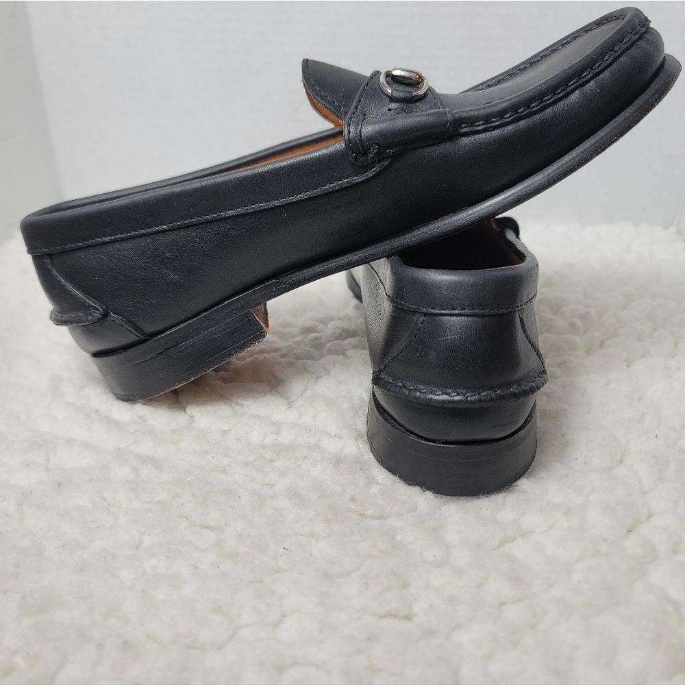Chippewa Black Leather Horsebit Loafers Shoes Men’s 9C Handcrafted USA 2337 - Picture 5 of 11